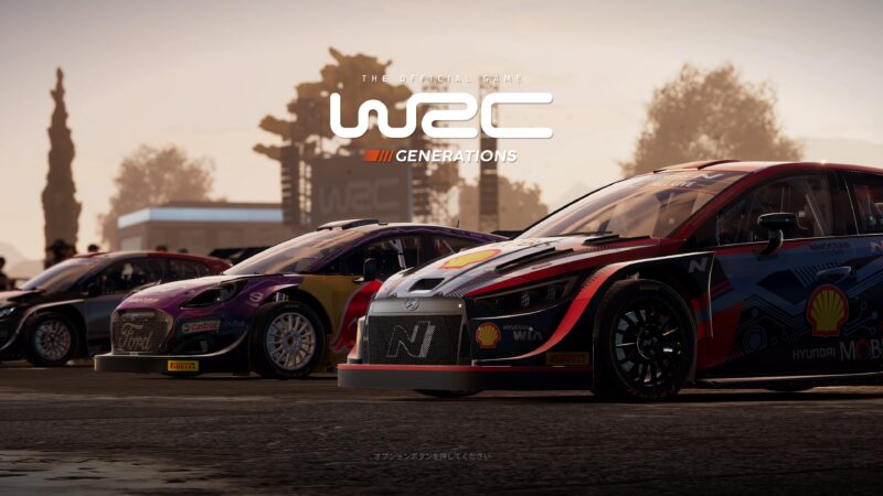 WRC　デモ画面